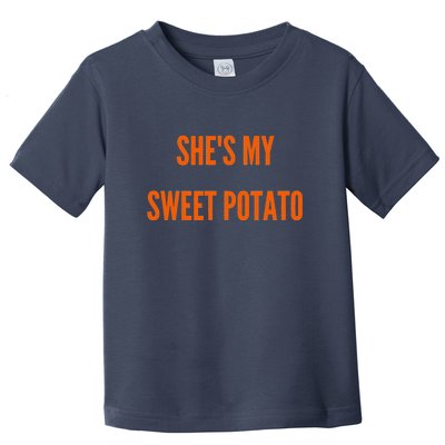 My Sweet Potato I YAM Matching Couple's Toddler T-Shirt