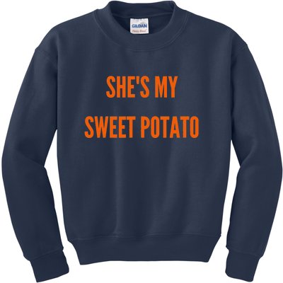 My Sweet Potato I YAM Matching Couple's Kids Sweatshirt