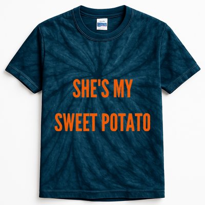 My Sweet Potato I YAM Matching Couple's Kids Tie-Dye T-Shirt