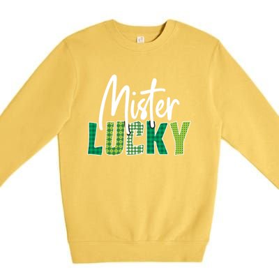 Mister St Patricks Day Gift Premium Crewneck Sweatshirt