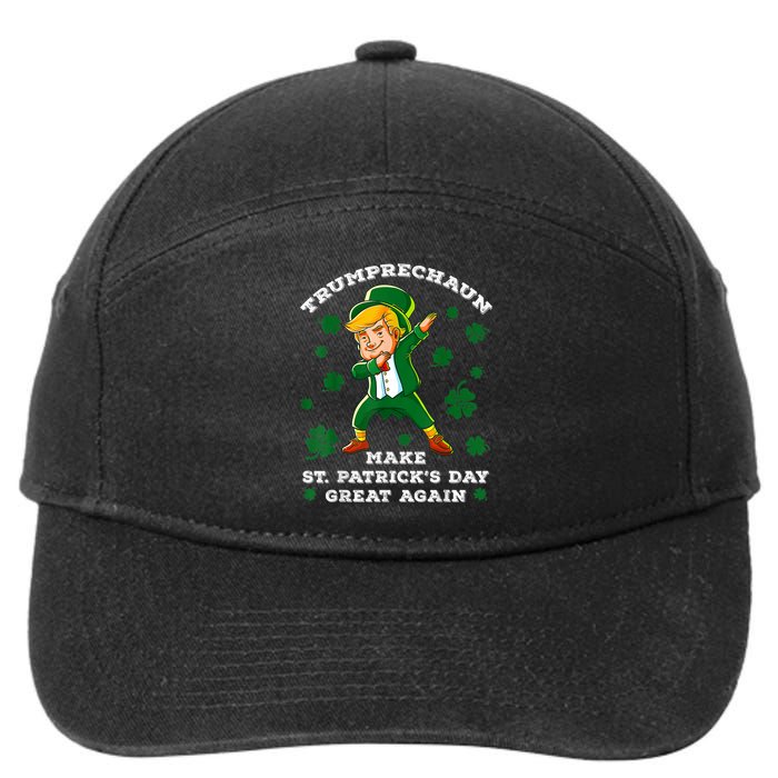 Make St Patricks Day Great Again Trump Leprechaun 7-Panel Snapback Hat