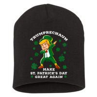 Make St Patricks Day Great Again Trump Leprechaun Short Acrylic Beanie