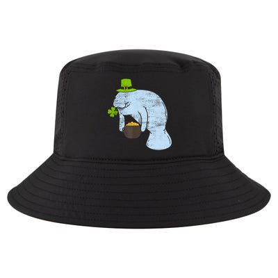 Manatee St. Patricks Day Cool Comfort Performance Bucket Hat