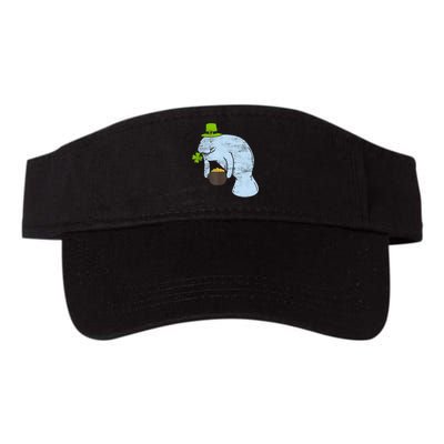 Manatee St. Patricks Day Valucap Bio-Washed Visor