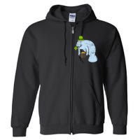 Manatee St. Patricks Day Full Zip Hoodie