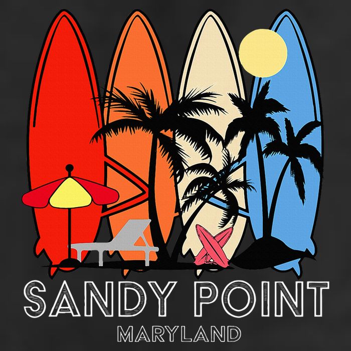 Maryland Sandy Point Retro Surfer Cool Comfort Performance Bucket Hat