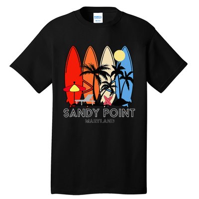 Maryland Sandy Point Retro Surfer Tall T-Shirt