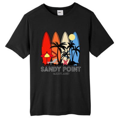 Maryland Sandy Point Retro Surfer Tall Fusion ChromaSoft Performance T-Shirt