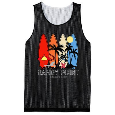 Maryland Sandy Point Retro Surfer Mesh Reversible Basketball Jersey Tank