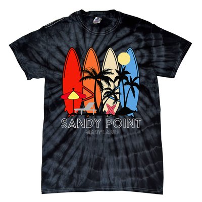 Maryland Sandy Point Retro Surfer Tie-Dye T-Shirt