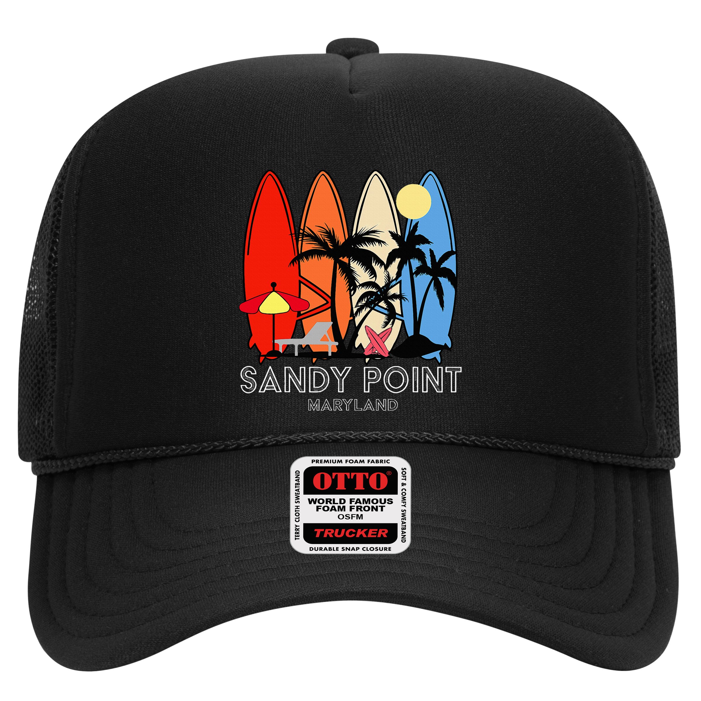 Maryland Sandy Point Retro Surfer Hat