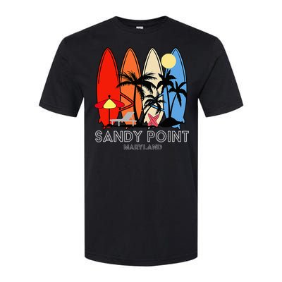 Maryland Sandy Point Retro Surfer Softstyle CVC T-Shirt