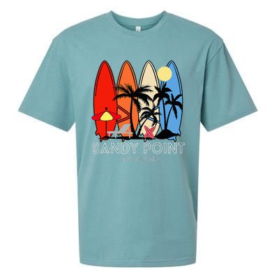 Maryland Sandy Point Retro Surfer Sueded Cloud Jersey T-Shirt