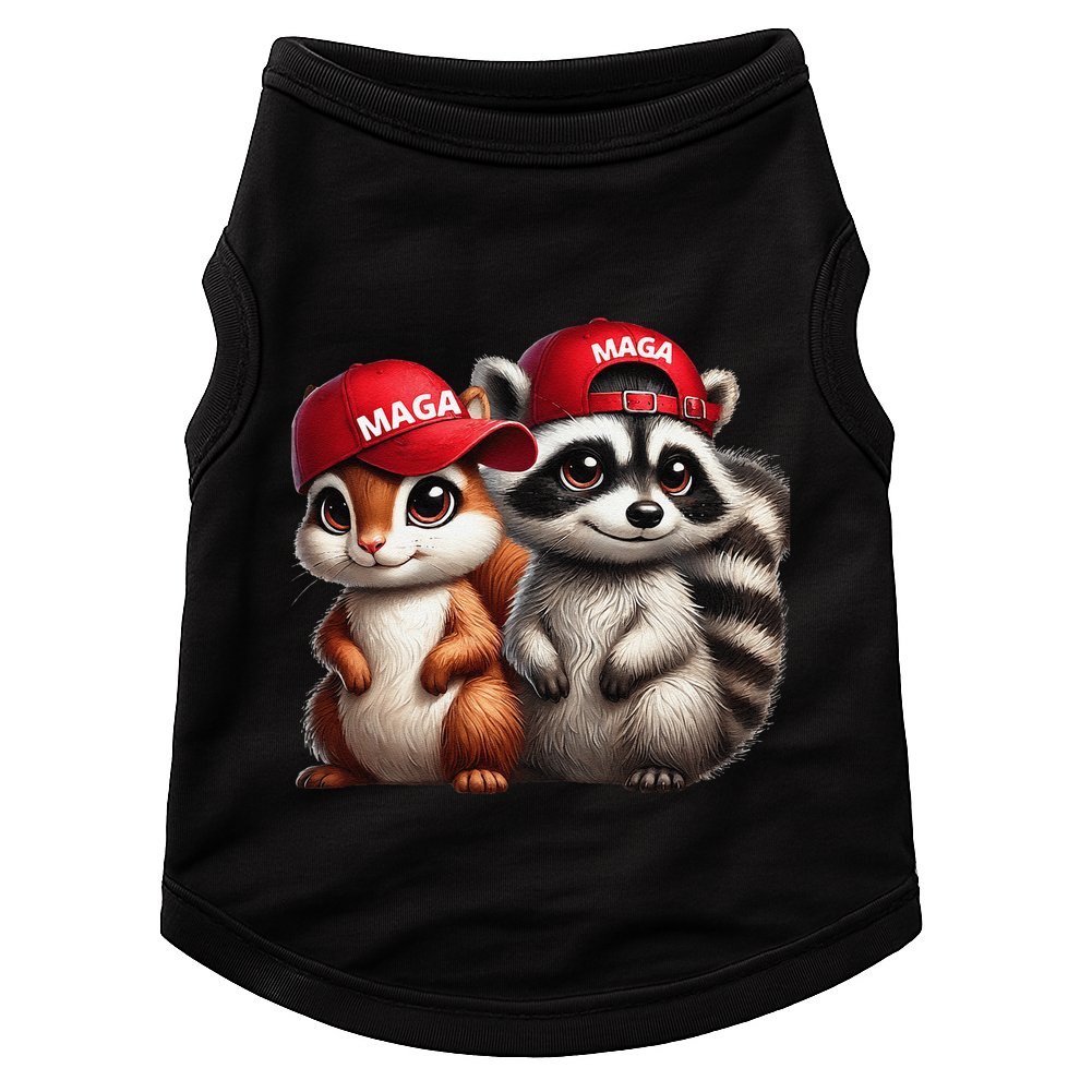 Maga Star Peanut The Squirrel & Fred The Raccoon Doggie Tank