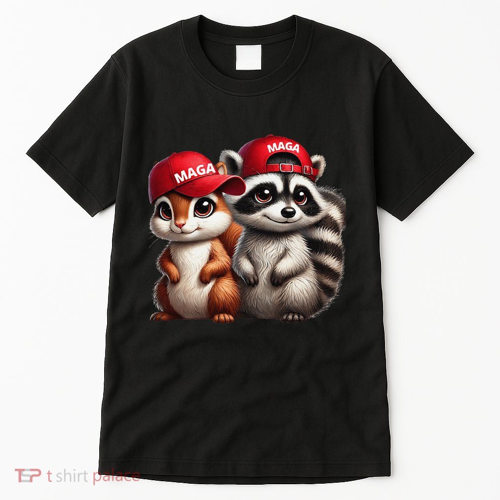Maga Star Peanut The Squirrel & Fred The Raccoon Tall T-Shirt