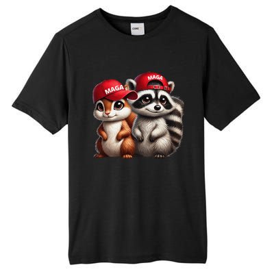 Maga Star Peanut The Squirrel & Fred The Raccoon Tall Fusion ChromaSoft Performance T-Shirt