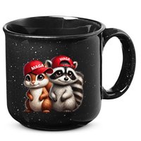 Maga Star Peanut The Squirrel & Fred The Raccoon 15oz Campfire Ceramic Mug