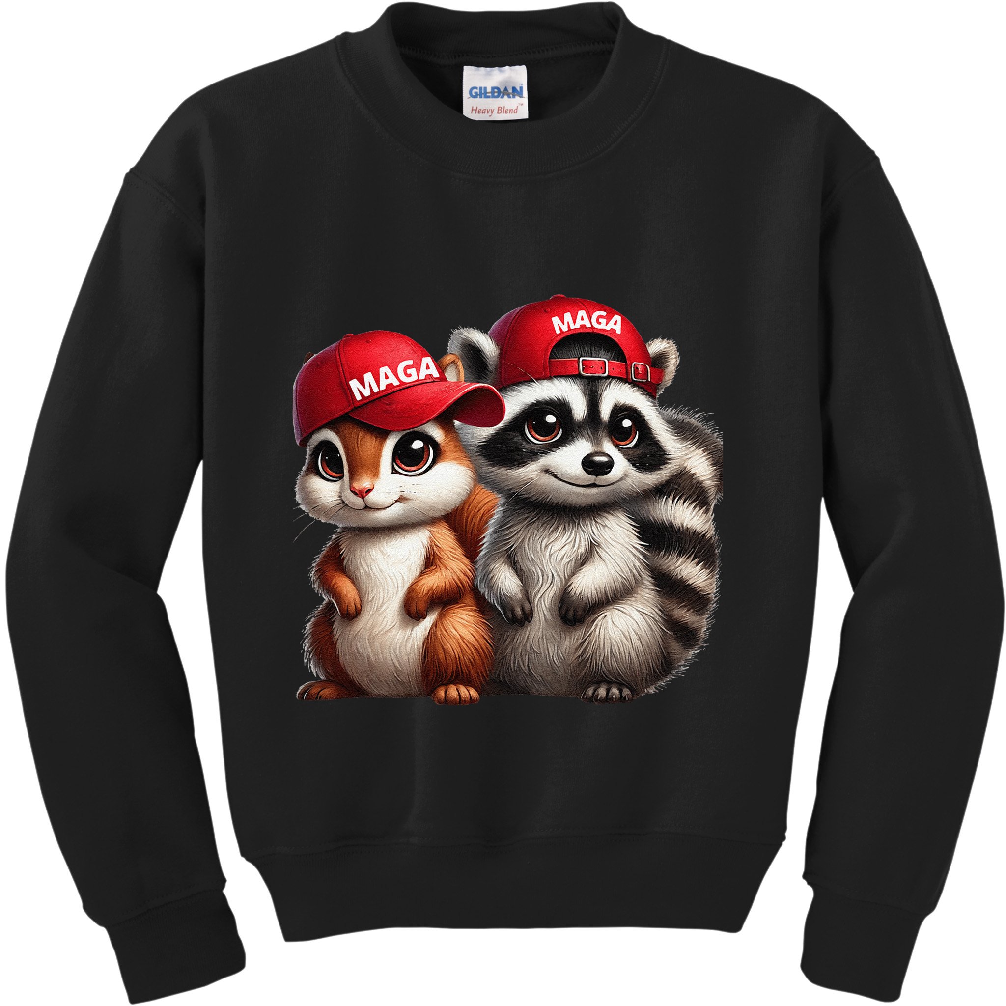 Maga Star Peanut The Squirrel & Fred The Raccoon Kids Sweatshirt