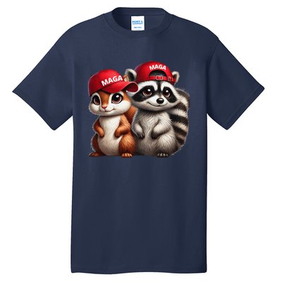 Maga Star Peanut The Squirrel & Fred The Raccoon Tall T-Shirt