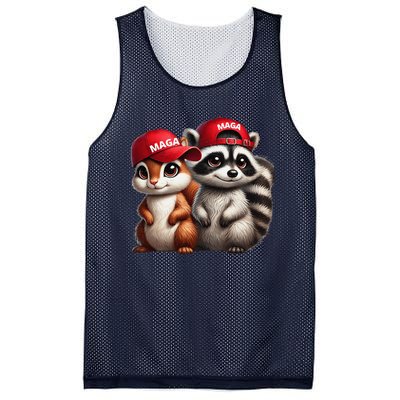 Maga Star Peanut The Squirrel & Fred The Raccoon Mesh Reversible Basketball Jersey Tank