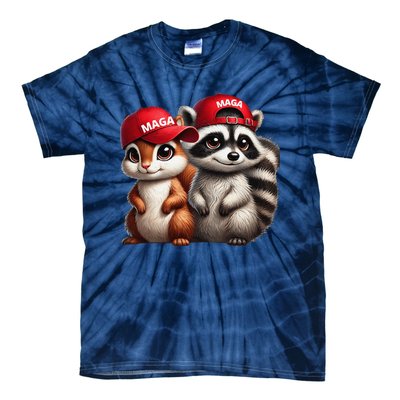 Maga Star Peanut The Squirrel & Fred The Raccoon Tie-Dye T-Shirt