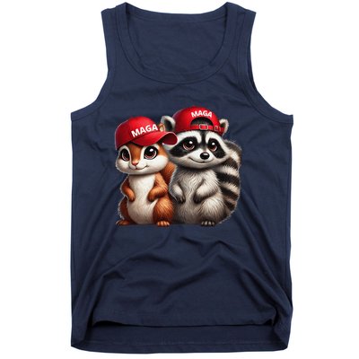 Maga Star Peanut The Squirrel & Fred The Raccoon Tank Top