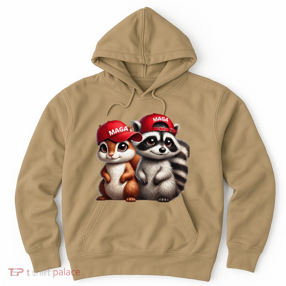 Maga Star Peanut The Squirrel & Fred The Raccoon Hoodie
