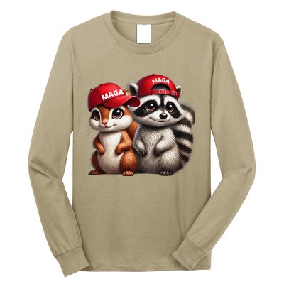 Maga Star Peanut The Squirrel & Fred The Raccoon Long Sleeve Shirt