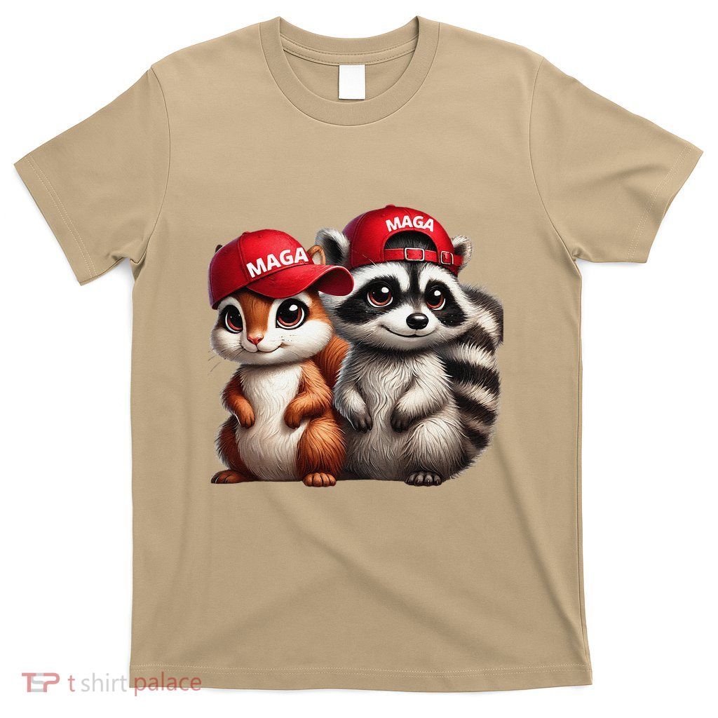 Maga Star Peanut The Squirrel & Fred The Raccoon T-Shirt
