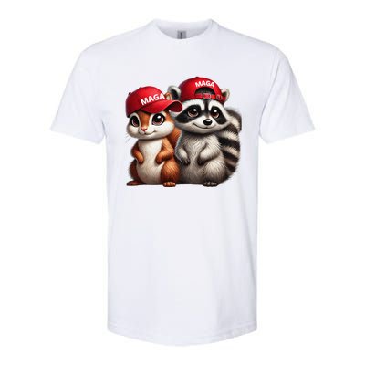 Maga Star Peanut The Squirrel & Fred The Raccoon Softstyle® CVC T-Shirt