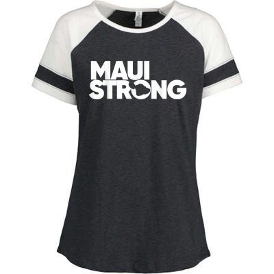 Maui Strong Pay For Maui We Stay With Hawaii Enza Ladies Jersey Colorblock Tee