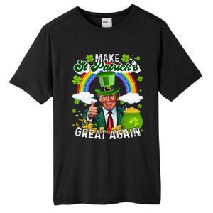 Make St Patricks Day Great Again Funny Trump Tall Fusion ChromaSoft Performance T-Shirt