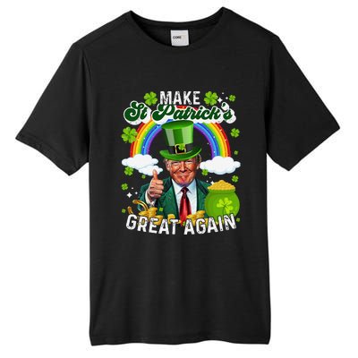 Make St Patricks Day Great Again Funny Trump Tall Fusion ChromaSoft Performance T-Shirt