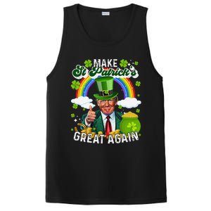 Make St Patricks Day Great Again Funny Trump PosiCharge Competitor Tank