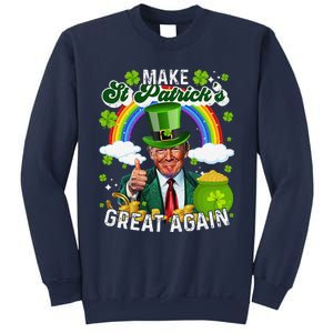 Make St Patricks Day Great Again Funny Trump Sweatshirt