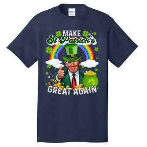 Make St Patricks Day Great Again Funny Trump Tall T-Shirt