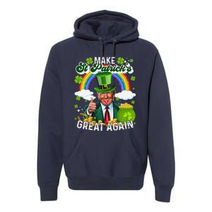 Make St Patricks Day Great Again Funny Trump Premium Hoodie