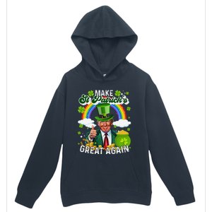 Make St Patricks Day Great Again Funny Trump Urban Pullover Hoodie