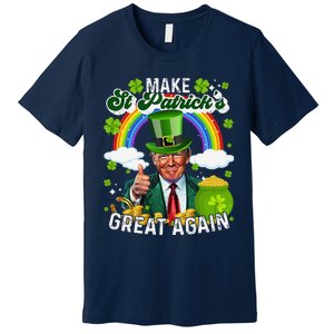 Make St Patricks Day Great Again Funny Trump Premium T-Shirt