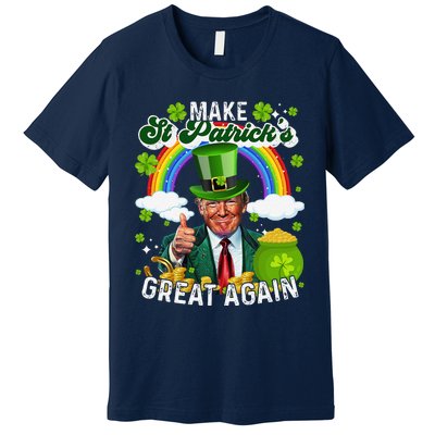 Make St Patricks Day Great Again Funny Trump Premium T-Shirt