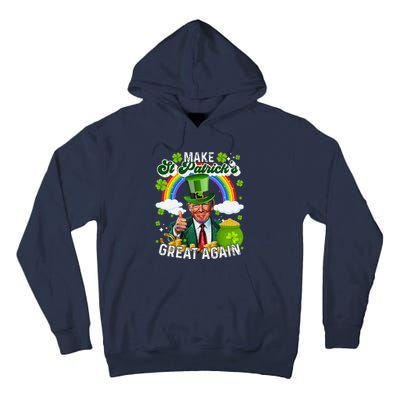 Make St Patricks Day Great Again Funny Trump Tall Hoodie