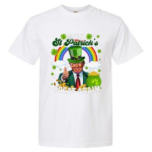 Make St Patricks Day Great Again Funny Trump Garment-Dyed Heavyweight T-Shirt