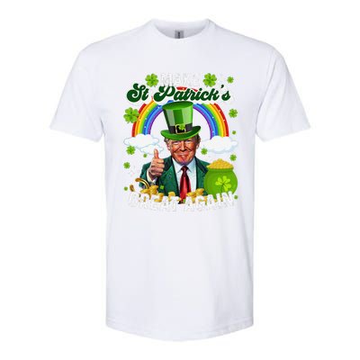 Make St Patricks Day Great Again Funny Trump Softstyle CVC T-Shirt