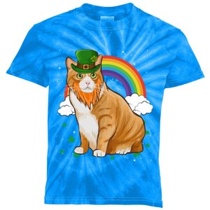 Manx St Patricks Day Leprechaun Gift Cute Gift Kids Tie-Dye T-Shirt