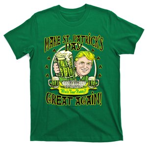 Make St. PatrickS Day Great Again Trump 45 T-Shirt