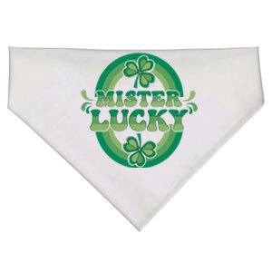 Mister St Patricks Day Funny Gift USA-Made Doggie Bandana