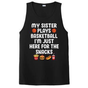 My Sister Plays Basketball Sister Of A Basketball Player PosiCharge Competitor Tank