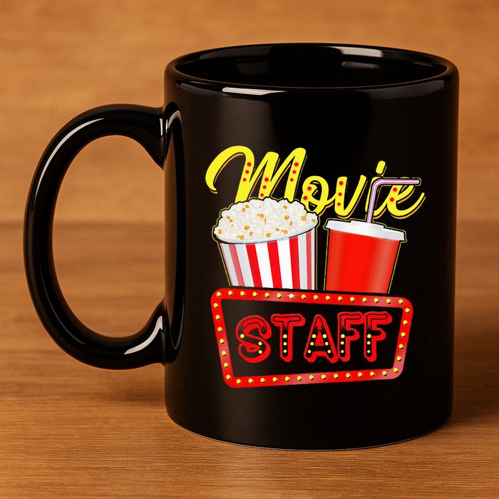 Movie Staff Party Night Behind The Scenes Awesomeness 11oz C Handle Ceramic Mug