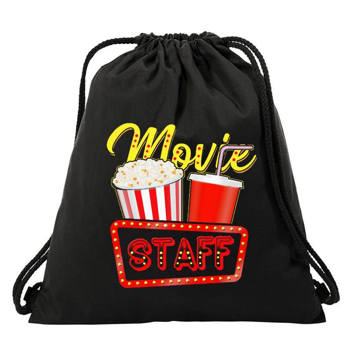 Movie Staff Party Night Behind The Scenes Awesomeness Drawstring Bag