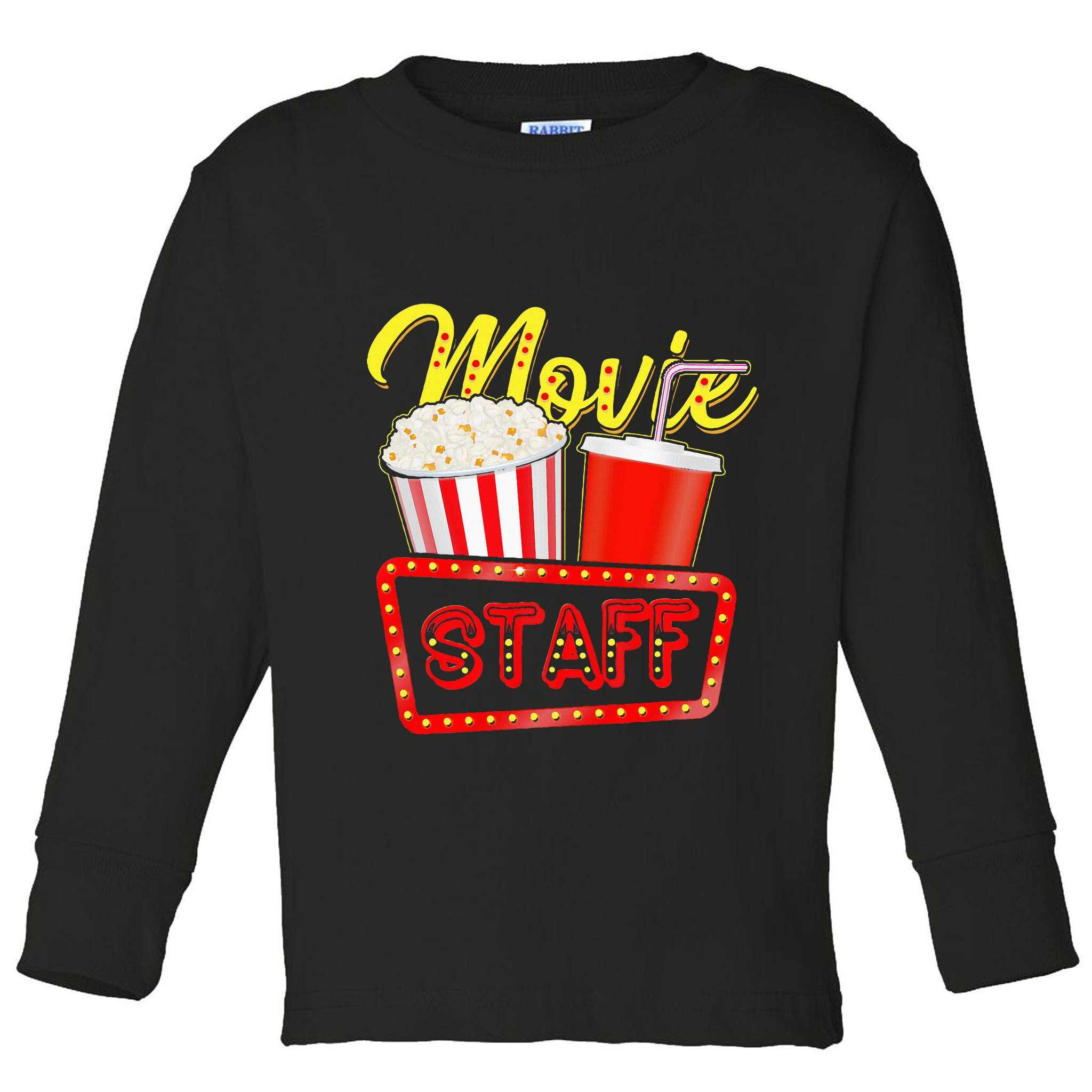 Movie Staff Party Night Behind The Scenes Awesomeness Toddler Long Sleeve Shirt